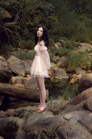  CLÉLIE Đầm xoè cúp ngực tay dài COLIN DRESS 
