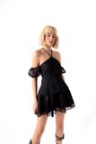  CLÉLIE Đầm cổ yếm dáng xoè DARA DRESS 