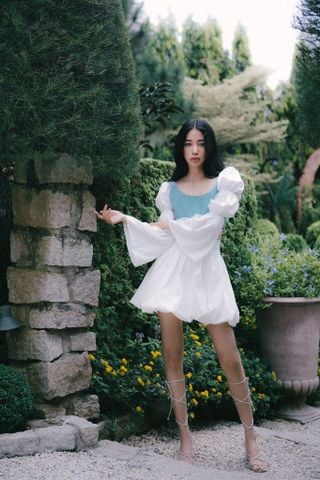  CLÉLIE Áo kiểu nữ tay phồng MALI TOP 