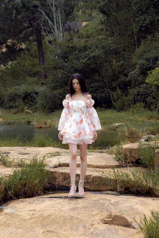  CLÉLIE Đầm xoè cúp ngực tay dài COLIN DRESS 
