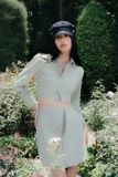  CLÉLIE Set áo sơmi tay phồng và chân váy ôm OLIVIA SET 