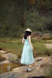  CLÉLIE Đầm dài 2 dây chéo KATTA DRESS 