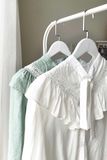  Áo sơ mi tay dài thắt nơ họa tiết - JOVEN SHIRT 