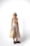  CLÉLIE Set áo croptop 2 dây và chân váy maxi KIRA SET 