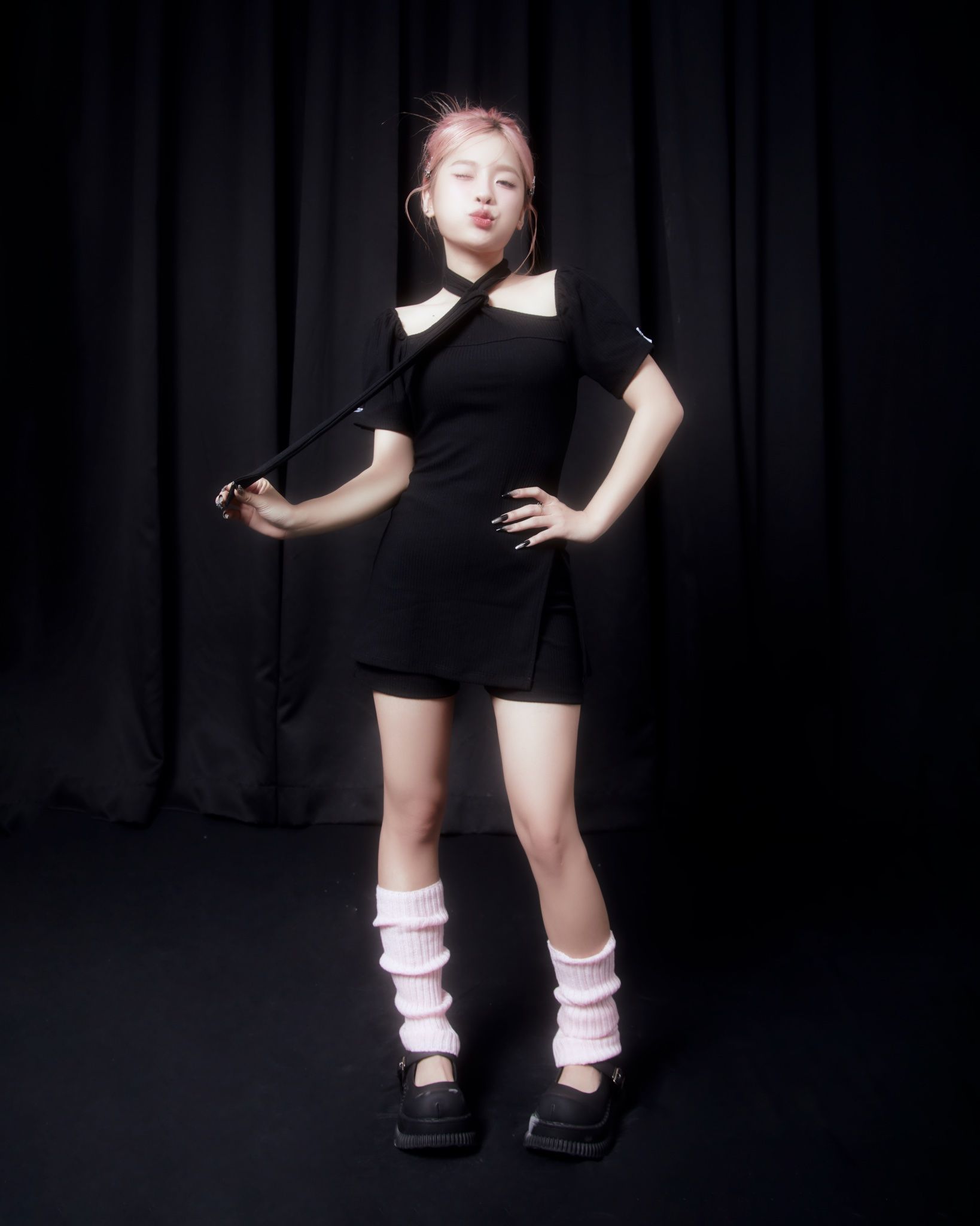  CLÉLIE Set áo thun thiết kế cà vạt kèm quần BUNNY SET VER.2 
