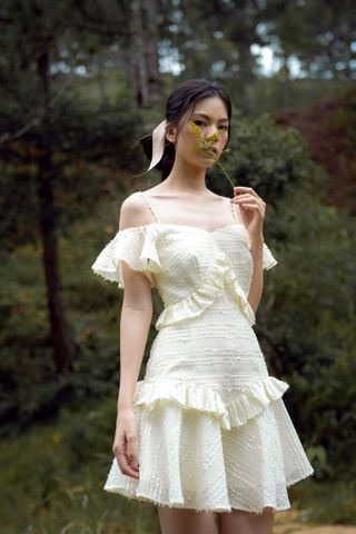  Đầm xoè ngắn trễ vai | JONA DRESS - CLÉLIE 