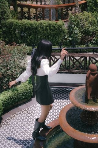  CLÉLIE Đầm ngắn tay dài phồng KEISHA DRESS 