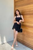  CLÉLIE Set áo hai dây croptop và chân váy ngắn xẻ tà  GAGO SET 