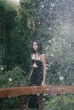  CLÉLIE Đầm body 2 dây xẻ tà trơn CAMI DRESS 