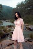  CLÉLIE Đầm hoa nhí tay ngắn TRACY DRESS 