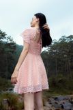  CLÉLIE Đầm hoa nhí tay ngắn TRACY DRESS 