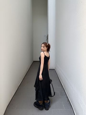  CLÉLIE Áo hai dây thiết kế tà dài ROSE TOP 