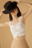  Áo croptop 2 dây họa tiết trơn - ARA TOP - CLÉLIE 