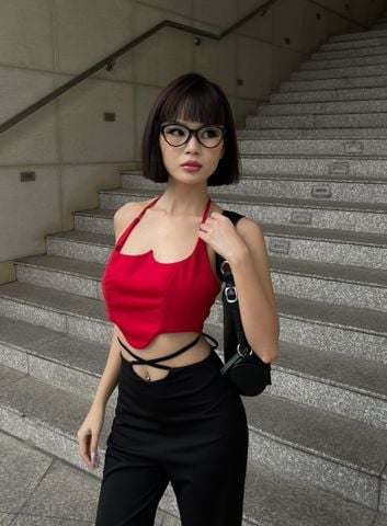  CLÉLIE Áo croptop cổ yếm ELIP TOP 