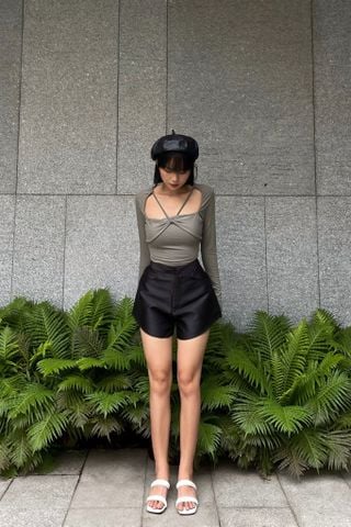  CLÉLIE Áo thun croptop dây buộc LIA TOP 