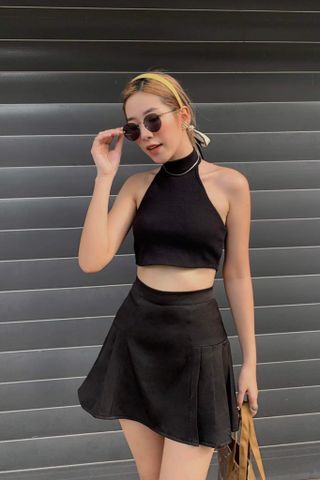  Chân váy tennis ngắn họa tiết trơn - TENNIS SKIRT 