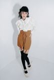  Váy kaki đan dây họa tiết trơn - BETTIE SKIRT 