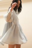  CLÉLIE Đầm babydoll xếp ly cổ sơmi MIRA DRESS 