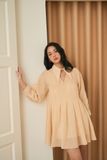  CLÉLIE Đầm babydoll xếp ly cổ sơmi MIRA DRESS 