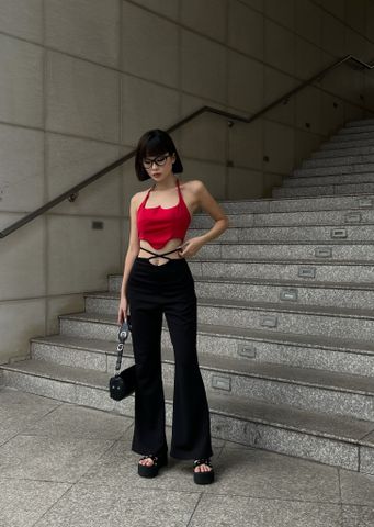  Áo croptop cổ yếm | ELIP TOP - CLÉLIE 