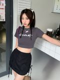  CLÉLIE Chân váy dù ngắn ver2 W Skirt Ver.2 
