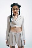  CLÉLIE Set áo blazer croptop tay dài và chân váy quần NARIS SET 