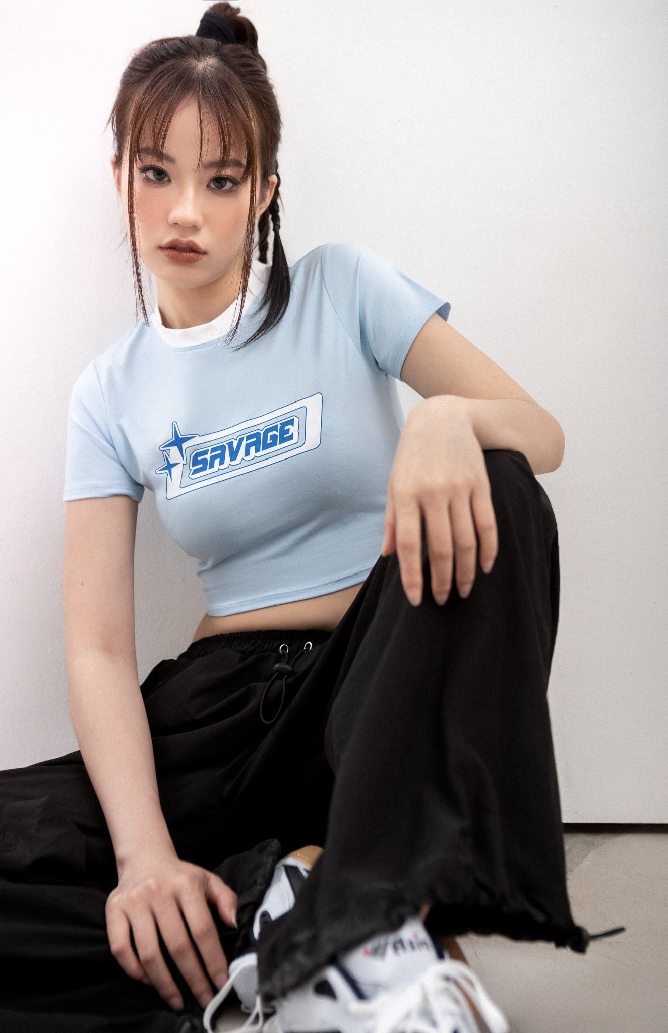  Áo croptop thun ôm CLÉLIE SAVAGE CROPTOP 