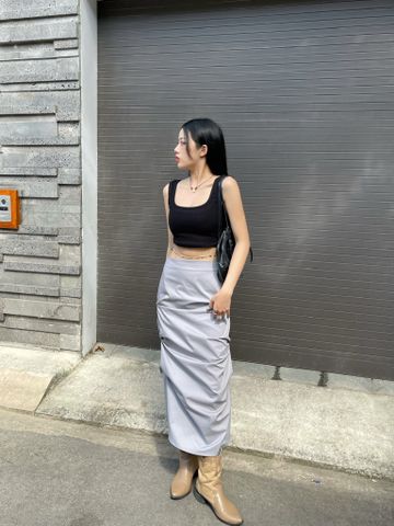  CLÉLIE Chân váy dài maxi MENA SKIRT 