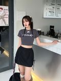  CLÉLIE Chân váy dù ngắn ver2 W Skirt Ver.2 