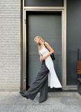  CLÉLIE Áo hai dây thiết kế tà dài ROSE TOP 