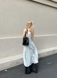  CLÉLIE Áo hai dây thiết kế tà dài ROSE TOP 