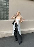  CLÉLIE Áo hai dây thiết kế tà dài ROSE TOP 