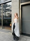  CLÉLIE Áo hai dây thiết kế tà dài ROSE TOP 