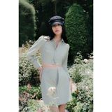  CLÉLIE Set áo sơmi tay dài và chân váy ôm OLIVIA SET 