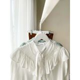  CLÉLIE Áo sơ mi tay dài thắt nơ họa tiết JOVEN SHIRT 