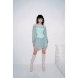  CLÉLIE Set áo croptop tay dài và chân váy xòe 2 tầng HELEN SET 