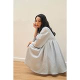  CLÉLIE Đầm babydoll xếp ly cổ sơmi MIRA DRESS 