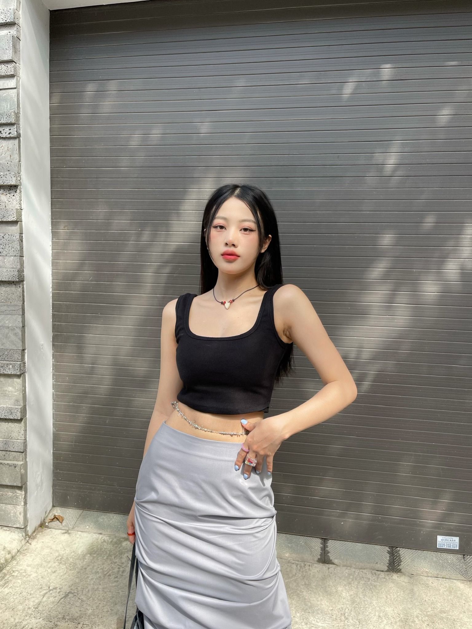  CLÉLIE Áo croptop 3 lỗ HARY TOP 