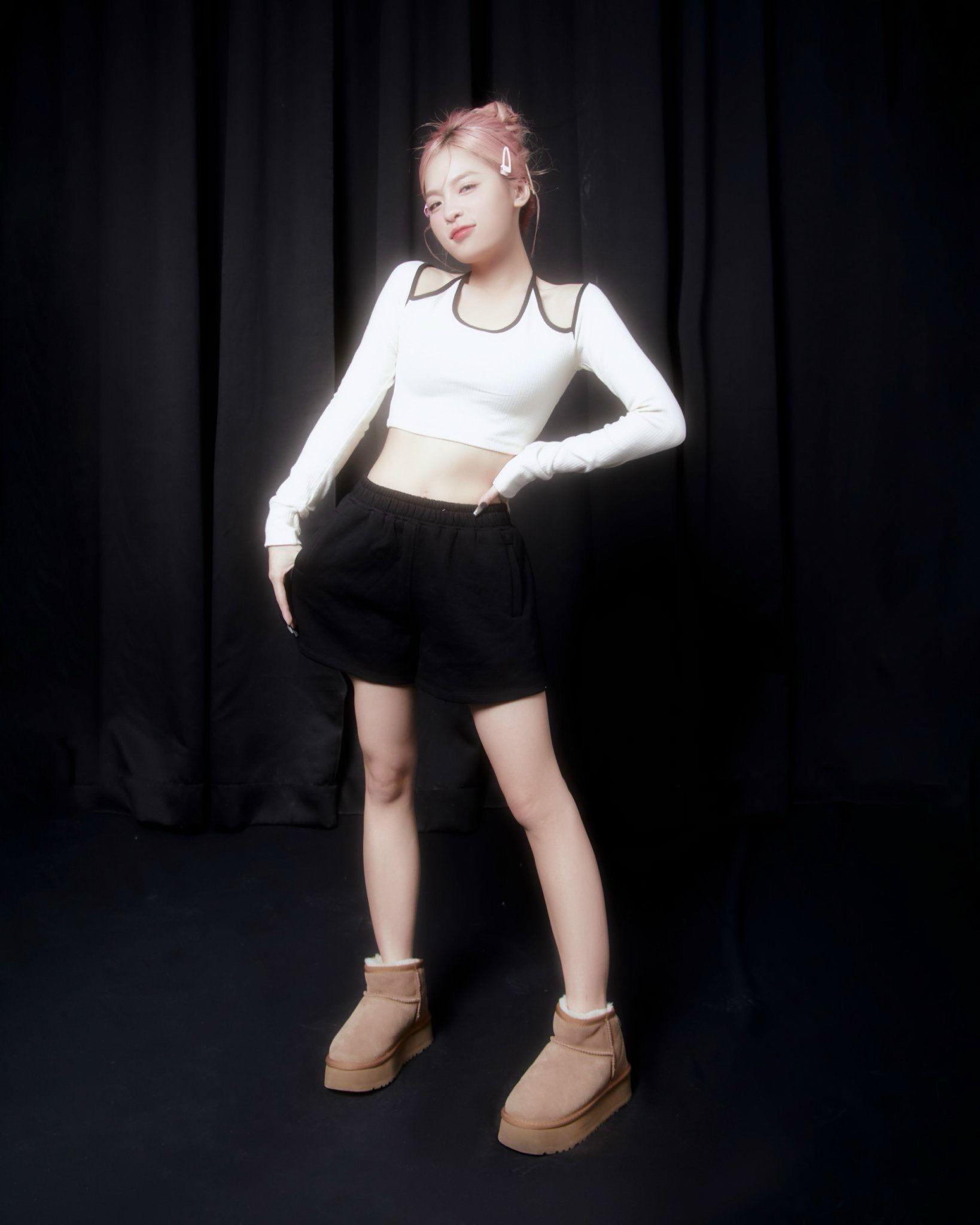  CLÉLIE Quần short nỉ chân cua NOLA SHORTS 