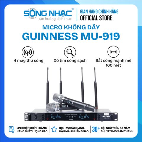 Micro không dây GUINNESS MU - 919