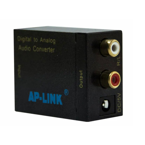 (Combo) Bộ chuyển cổng Optical/Coaxial ra cổng AV (bông sen) - hãng AP-LINK (màu đen)