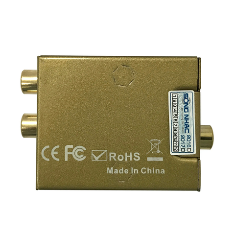 Bộ Chuyển Cổng Optical/Coaxial Ra Cổng AV (Bông Sen) - Hãng AP-LINK (Màu Vàng)