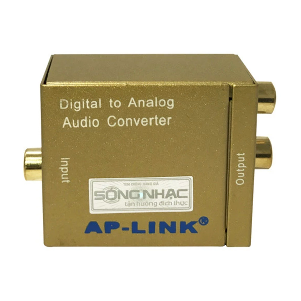 Bộ Chuyển Cổng Optical/Coaxial Ra Cổng AV (Bông Sen) - Hãng AP-LINK (Màu Vàng)
