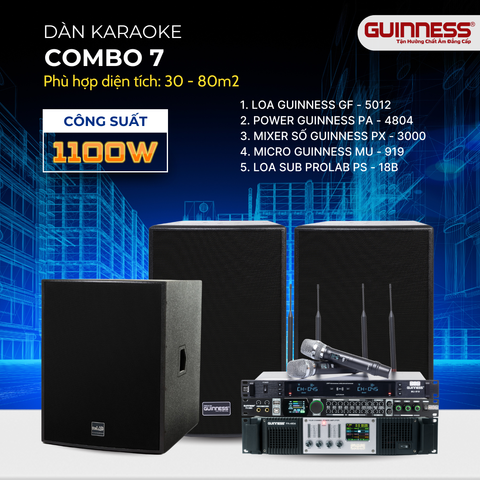 Dàn Karaoke Gia Đình - Combo 7