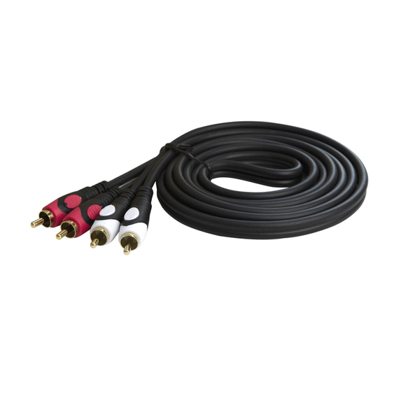 Dây tín hiệu AV (bông sen) 4 đầu đực (hãng JWD) - dài 1.8m