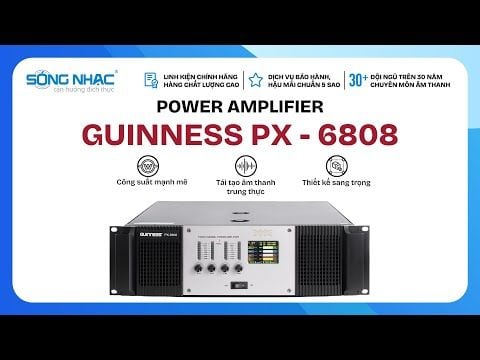 Power Amplifier GUINNESS PX - 6808