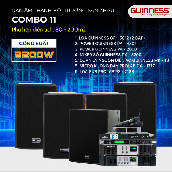 Dàn Âm Thanh Hội Trường, Sân Khấu - Combo 11