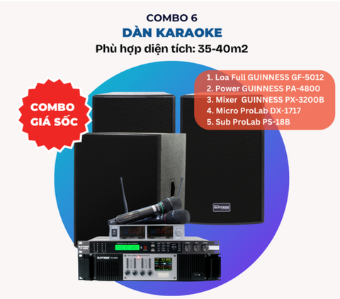 Dàn Karaoke - COMBO 6