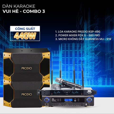 Dàn Karaoke - Vui Hè - Combo 3