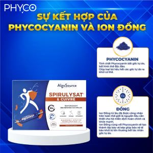  Thực phẩm bổ sung Phyco Spirulysat & Cuivre 